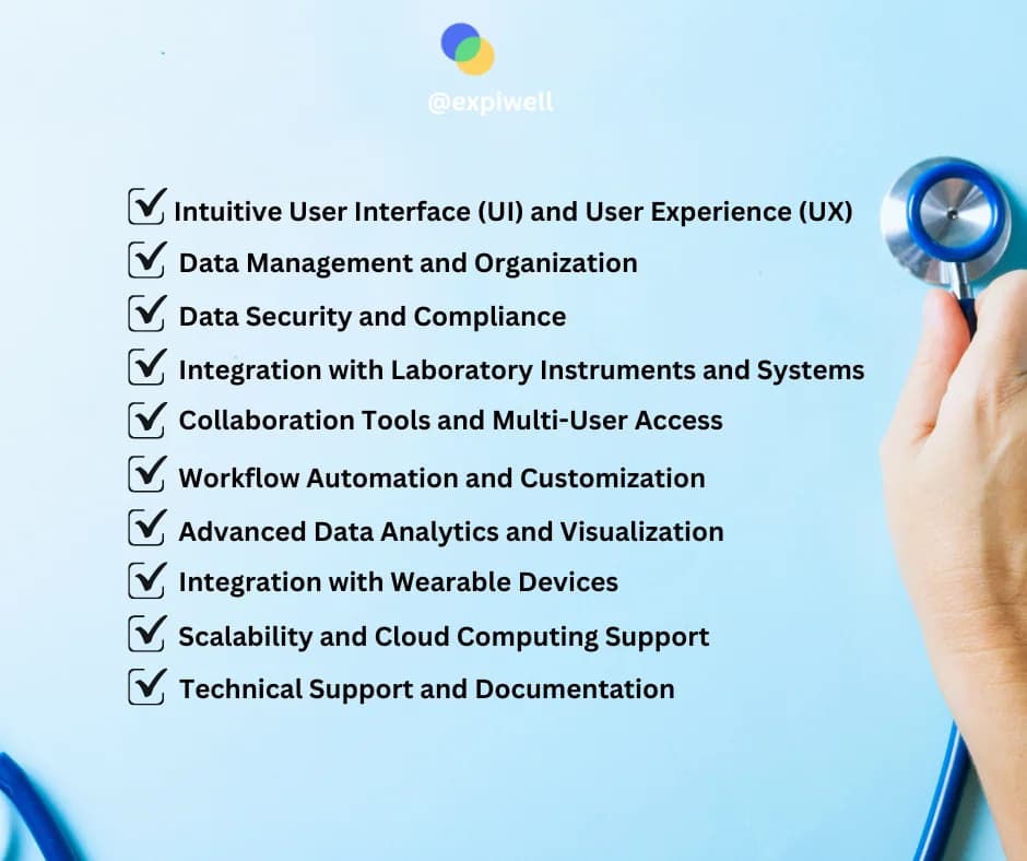 10 Features of Medical Research Software