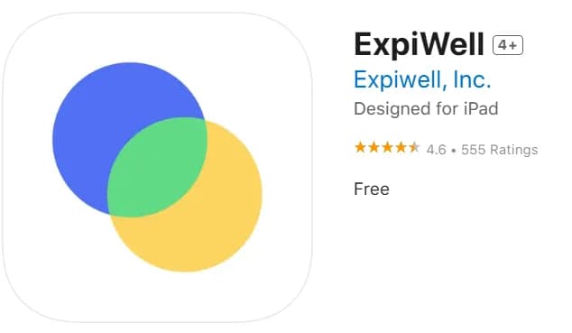 ExpiWell App Store Rating