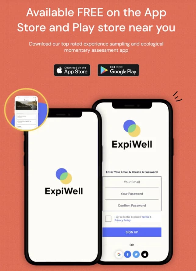 Available FREE on APP Store ExpiWell
